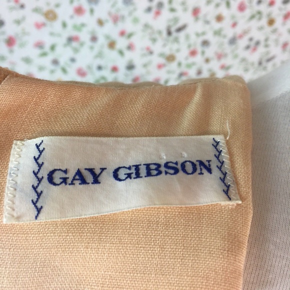 Vintage 60's Peter Pan Collar Sleeveless Dress - Picture 7 of 8